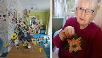Grimsby care home Residents say thank you to team with kindness tree